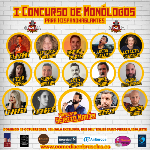 I Concurso de Monólogos para Hispanohablantes, 15 Octubre 2023